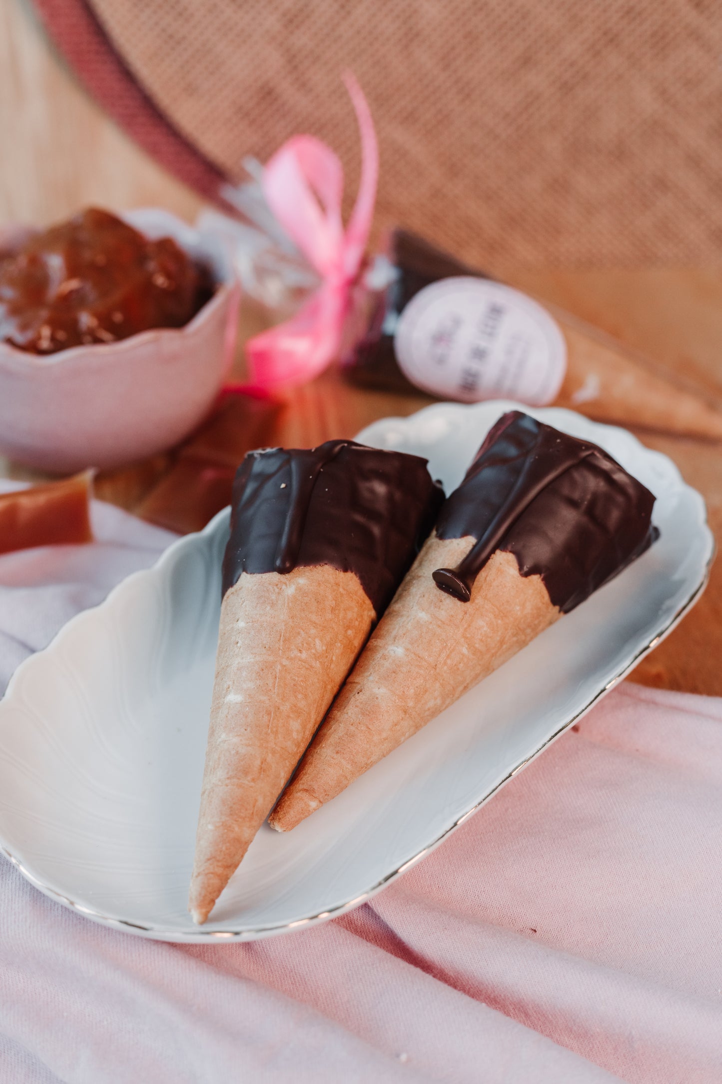 Dulce de Leche Cone